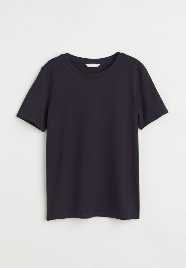 H & M - Cotton T-shirt - Blå