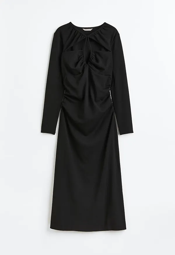 H & M - Cut out-klänning - Svart
