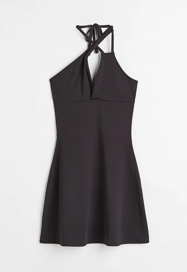 H & M - Cut out-klänning - Svart