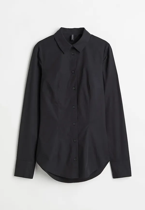 H & M - Cut out-skjorta - Svart