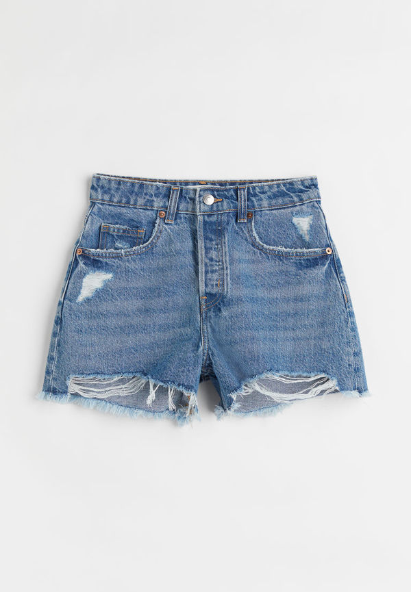 H & M - Denim shorts - Blå