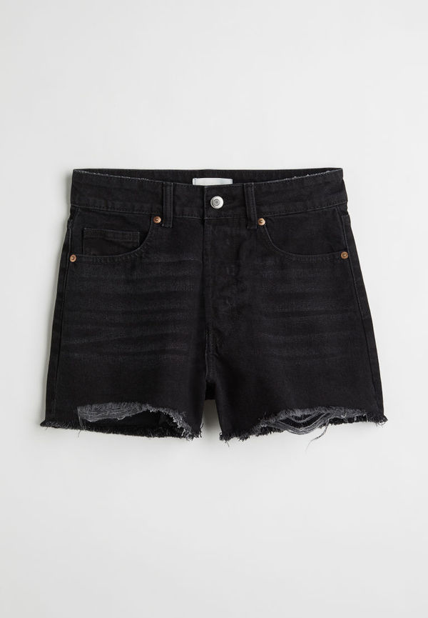 H & M - Denim shorts - Grå