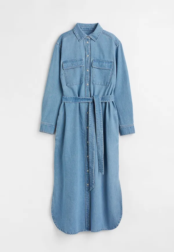 H & M - Denimklänning - Blå