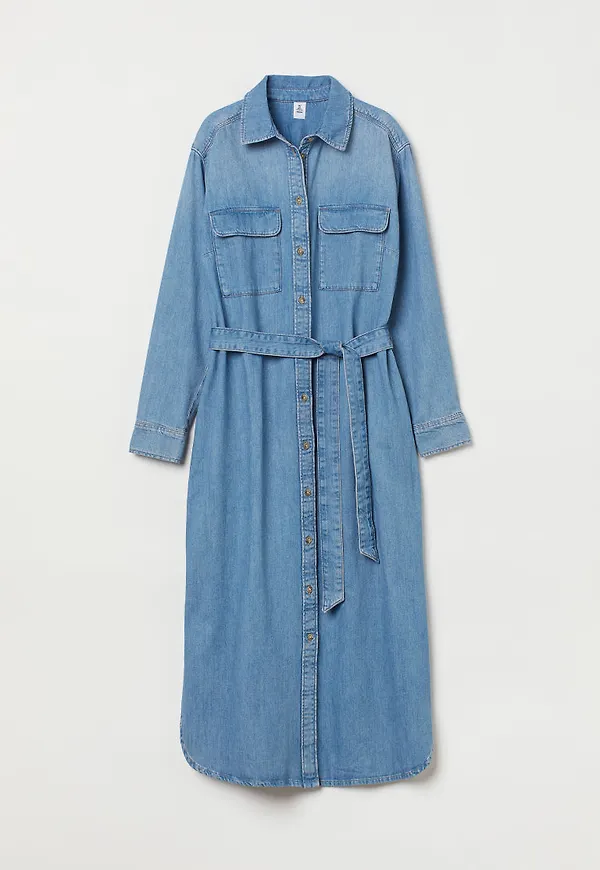 H & M - Denimklänning - Blå