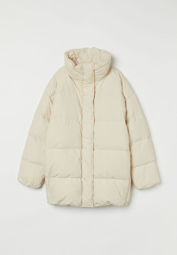 H & M - Down jacket - Beige