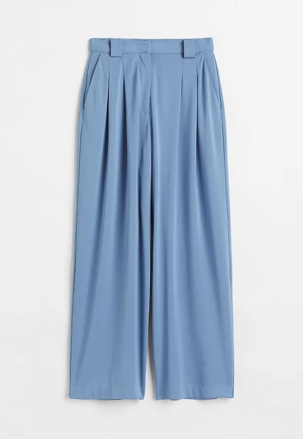 H & M - Dressad byxa - Blå
