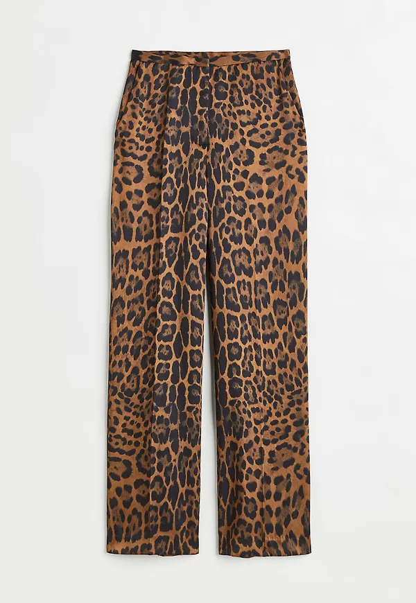 H & M - Dressad byxa - Brun