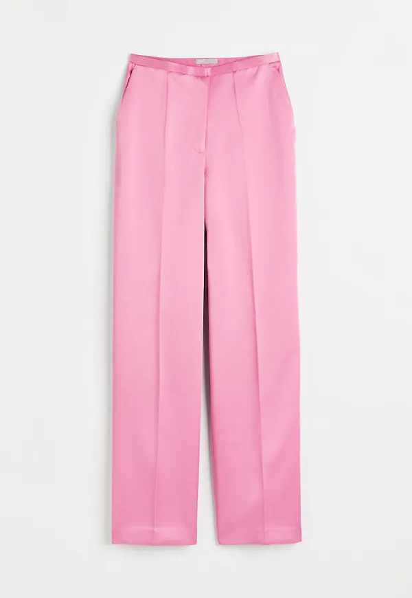 H & M - Dressad byxa - Rosa