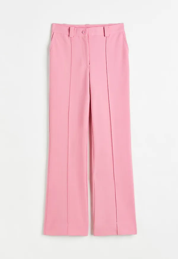 H & M - Dressad byxa - Rosa