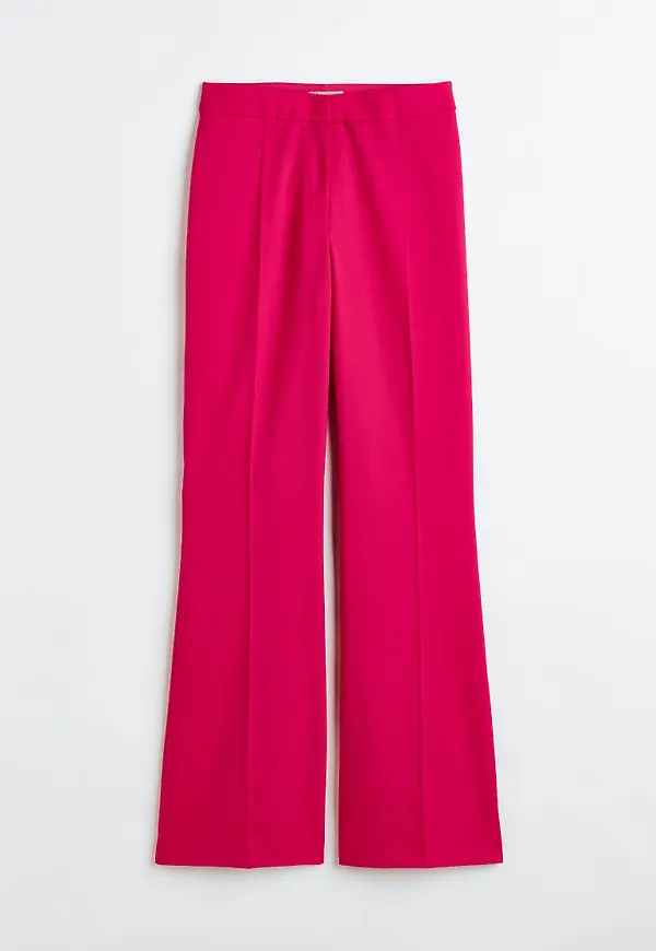 H & M - Dressad byxa - Rosa