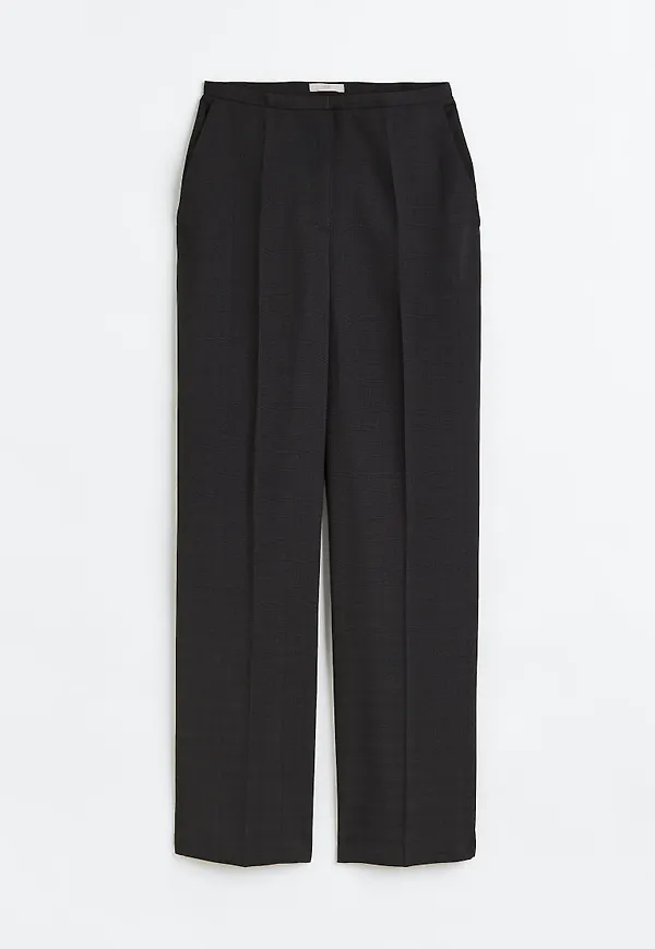 H & M - Dressad byxa - Svart