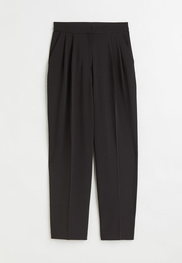 H & M - Dressad byxa - Svart