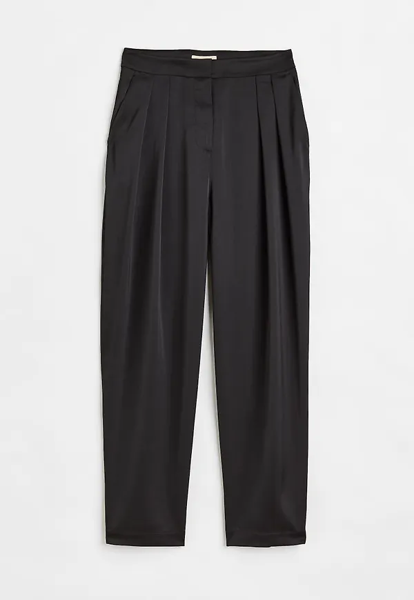 H & M - Dressad byxa - Svart
