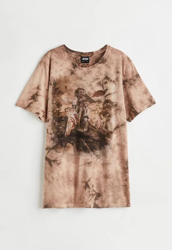 H & M - Earth Fairy T-shirt - Orange
