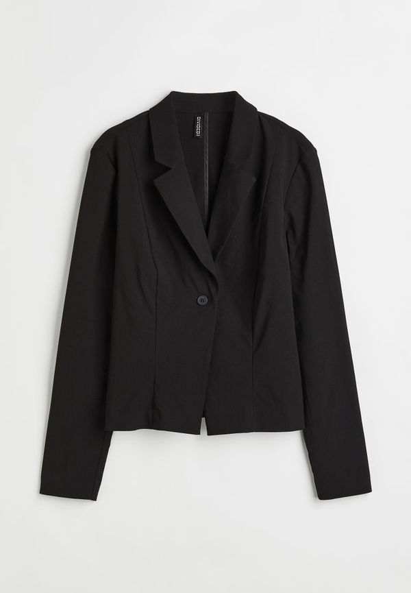 H & M - Figurnära kavaj - Svart