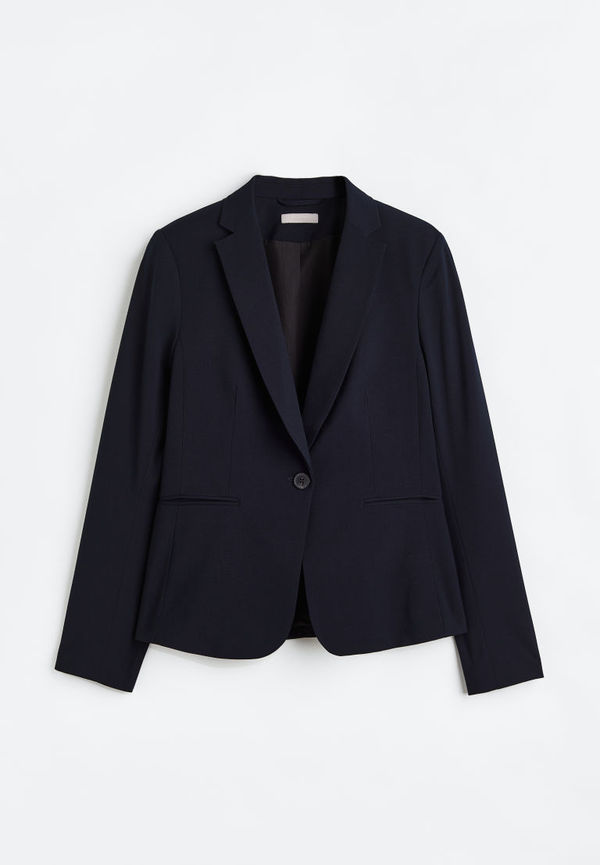 H & M - Figursydd kavaj - Blå