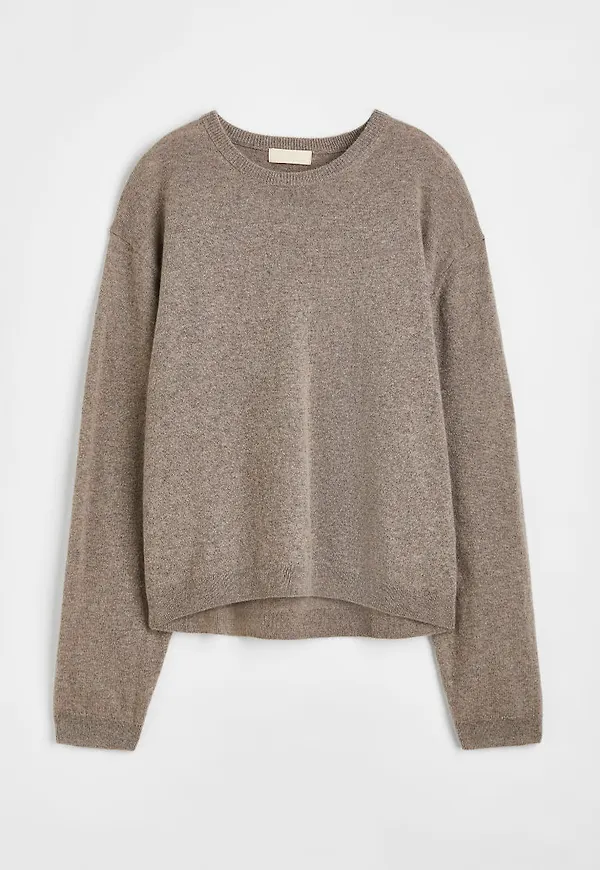 H & M - Finstickad kashmirtröja - Beige