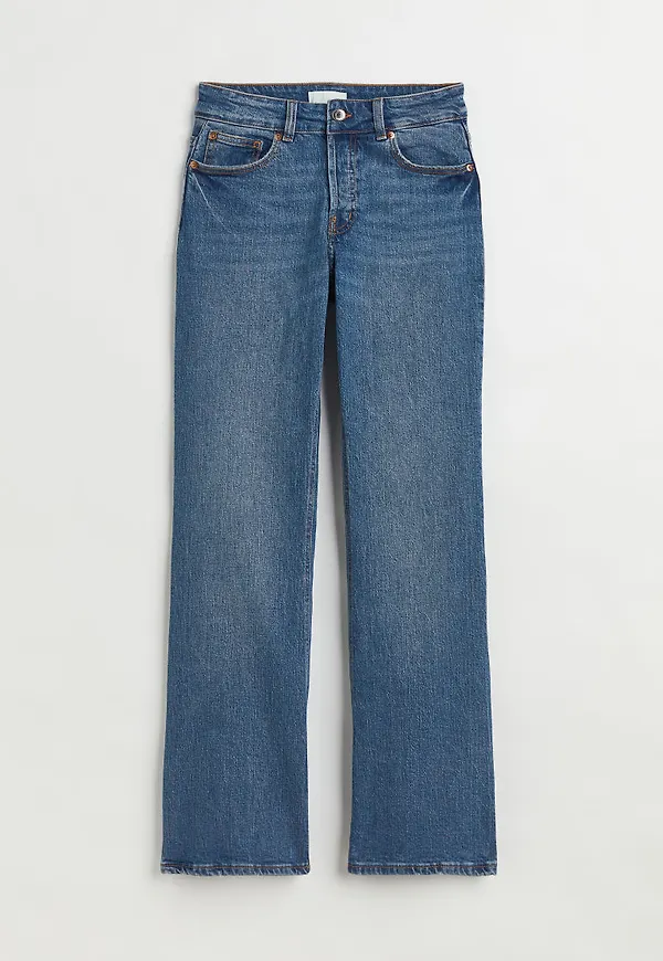 H & M - Flare High Jeans - Blå