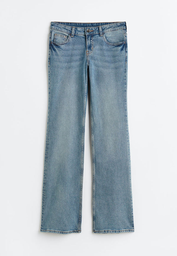 H & M - Flare Low Jeans - Blå