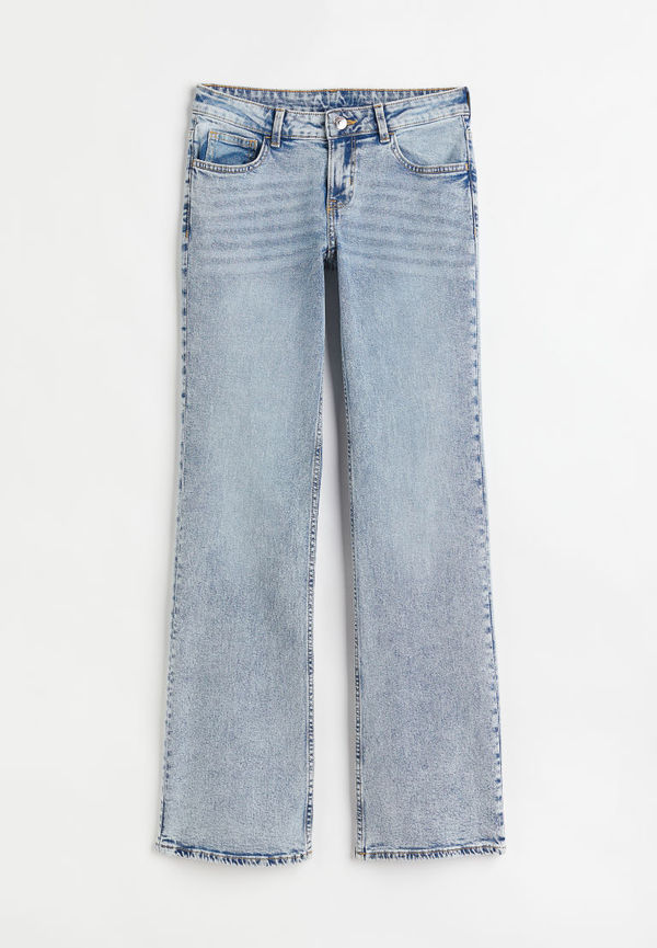 H & M - Flare Low Jeans - Blå