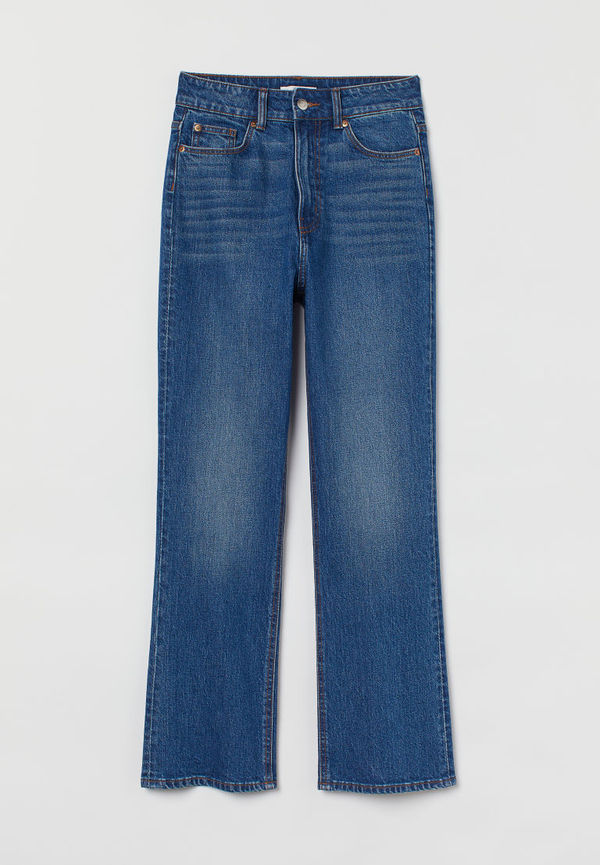 H & M - Flared High Ankle Jeans - Blå