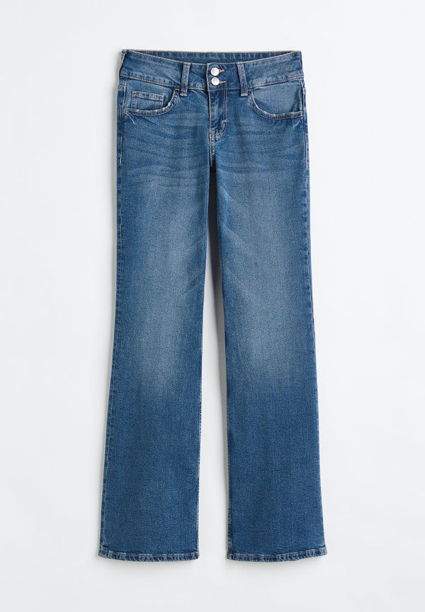 H & M - Flared Low Jeans - Blå