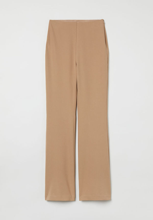 H & M - Flared stretch trousers - Beige