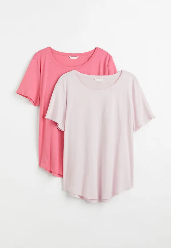 H & M - H & M+ 2-pack t-shirt - Rosa
