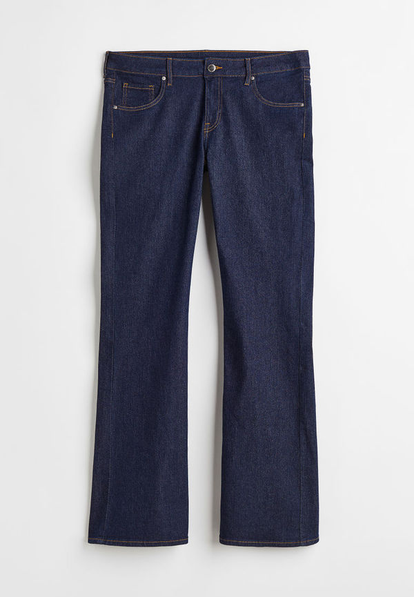 H & M - H & M+ Bootcut Low Jeans - Blå