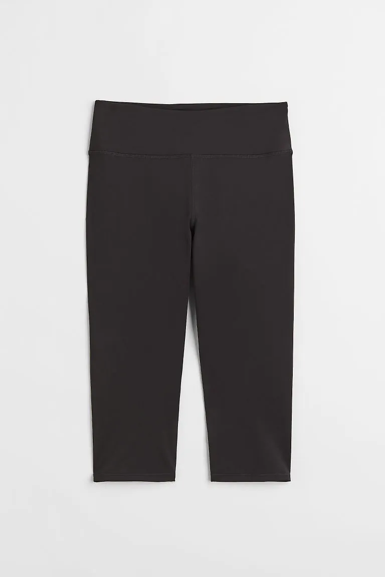 H & M - H & M+ Capri tights High Waist - Svart