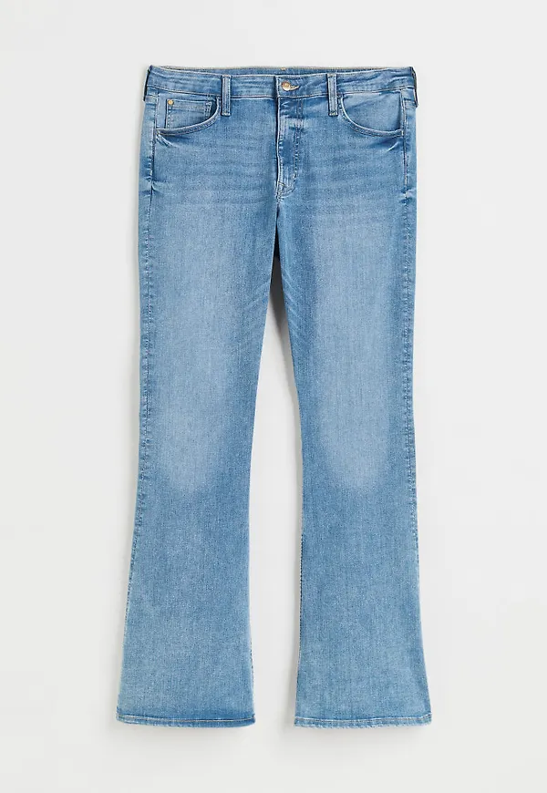 H & M - H & M+ Flared Ultra High Jeans - Blå