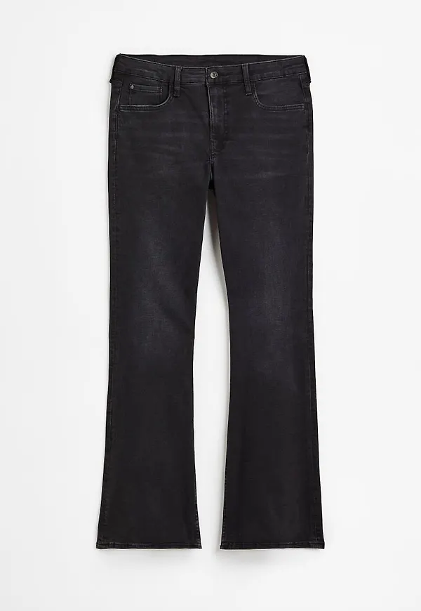 H & M - H & M+ Flared Ultra High Jeans - Svart