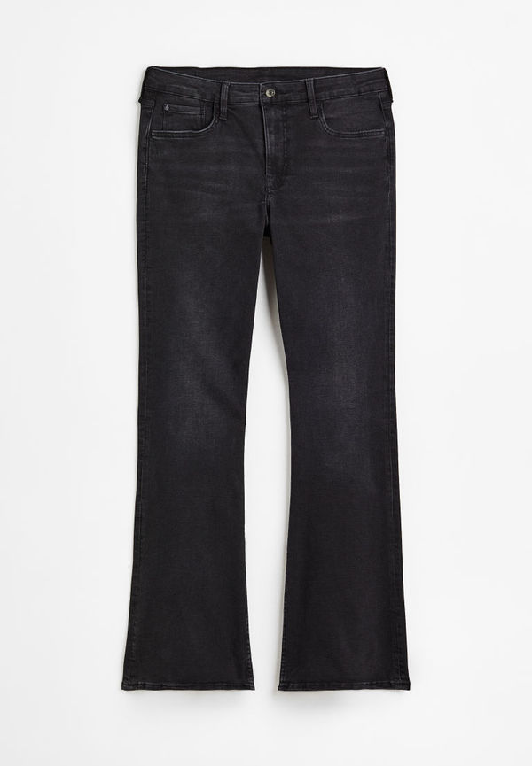 H & M - H & M+ Flared Ultra High Jeans - Svart