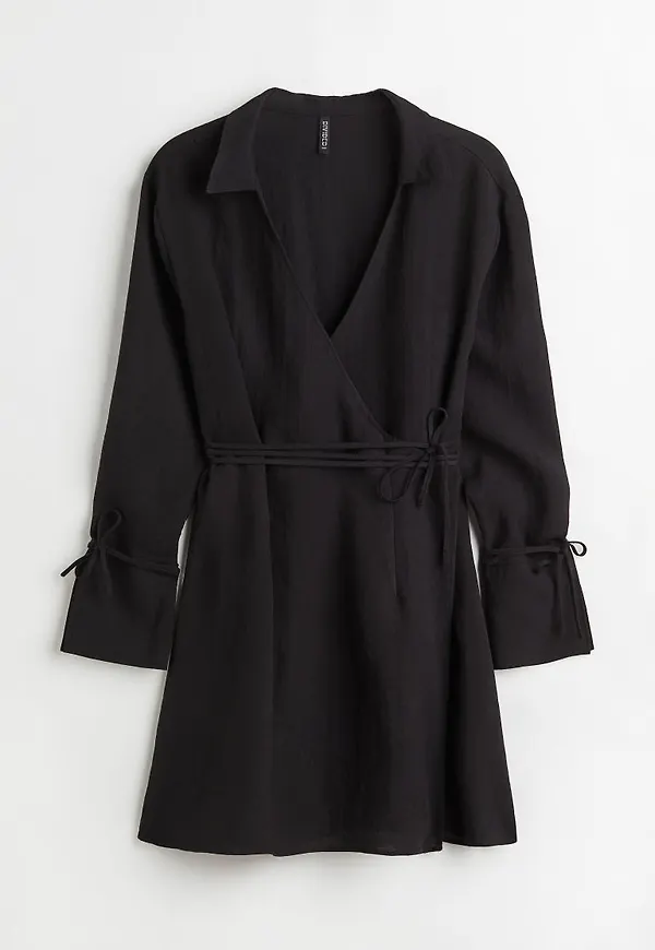 H & M - H & M+ Kort skjortklänning - Svart