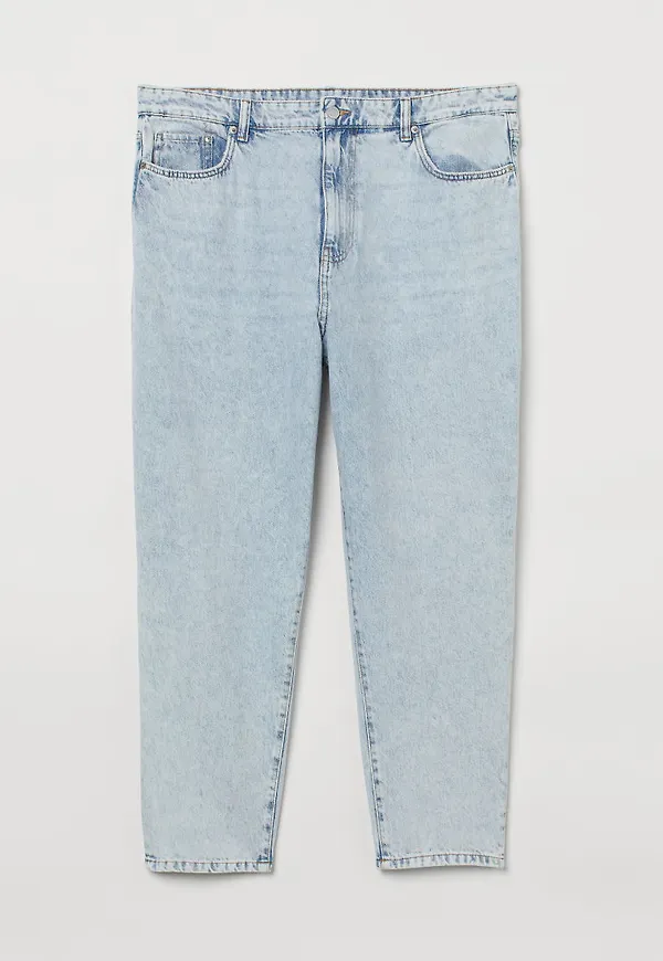 H & M - H & M+ Mom Loose-fit Ultra High Jeans - Blå