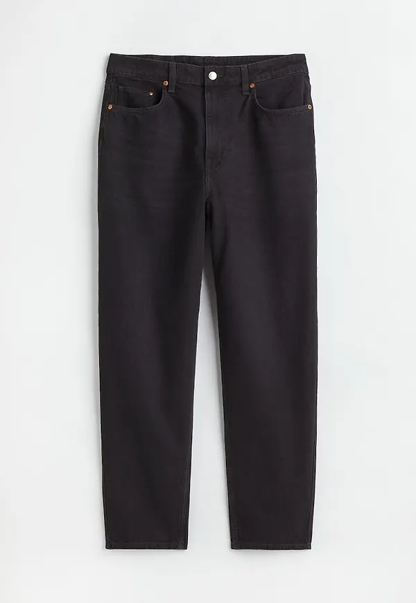 H & M - H & M+ Mom Loose-fit Ultra High Jeans - Svart