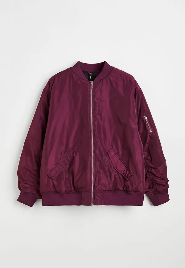 H & M - H & M+ Oversized bomberjacka - Rosa