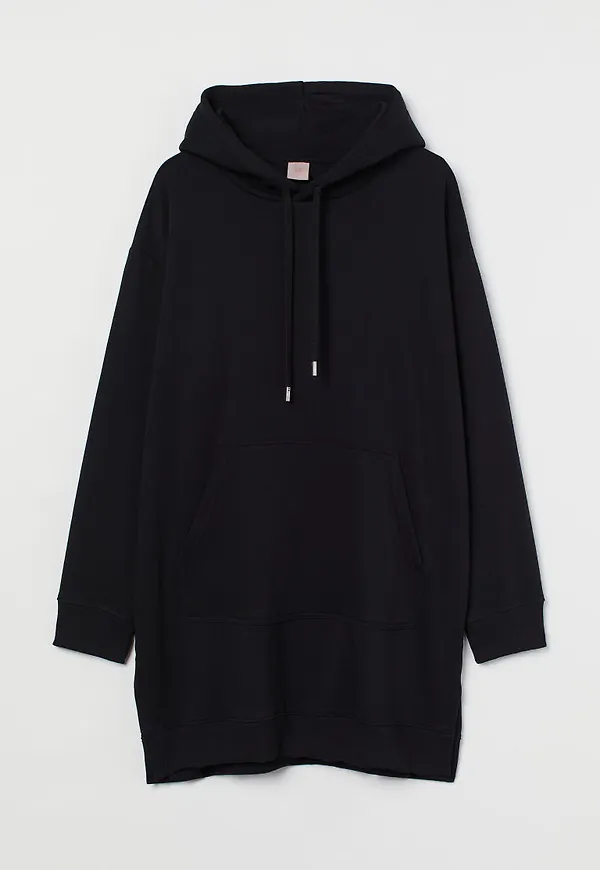 H & M - H & M+ Oversized huvtröja - Svart
