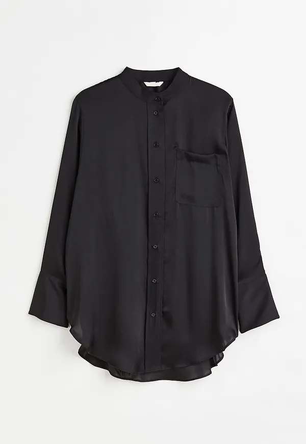 H & M - H & M+ Oversized skjorta - Svart