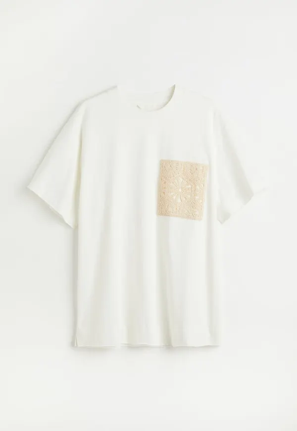 H & M - H & M+ Oversized t-shirt - Vit