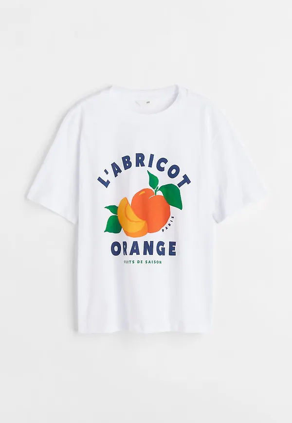 H & M - H & M+ Printed T-shirt - Vit