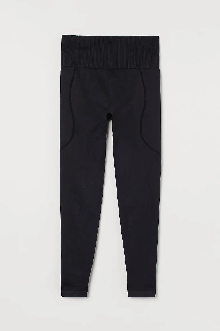 H & M - H & M+ Seamless shapingtights - Svart