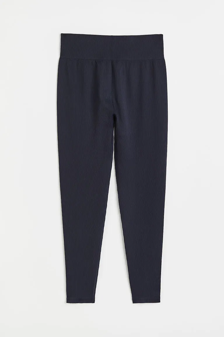 H & M - H & M+ Seamless träningstights - Blå