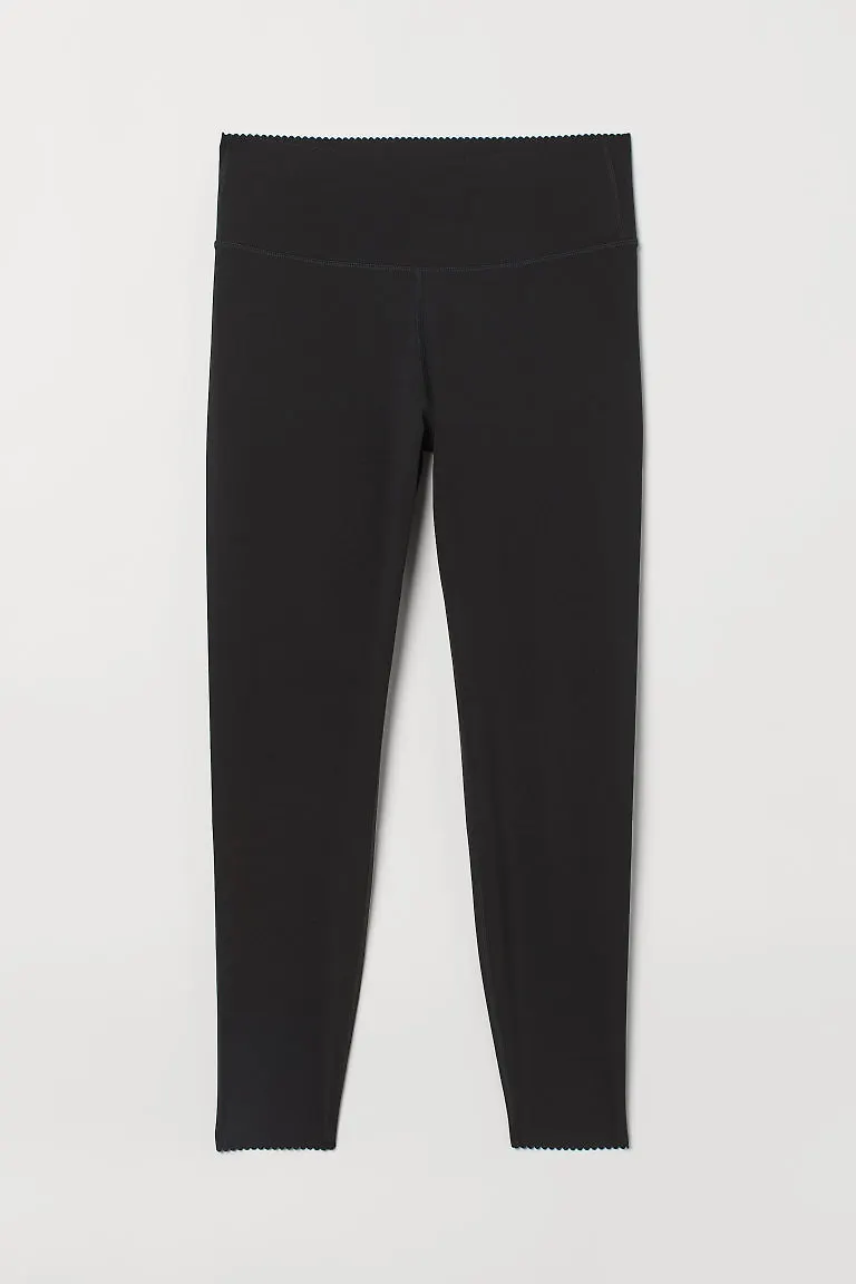 H & M - H & M+ Shapingtights High Waist - Svart