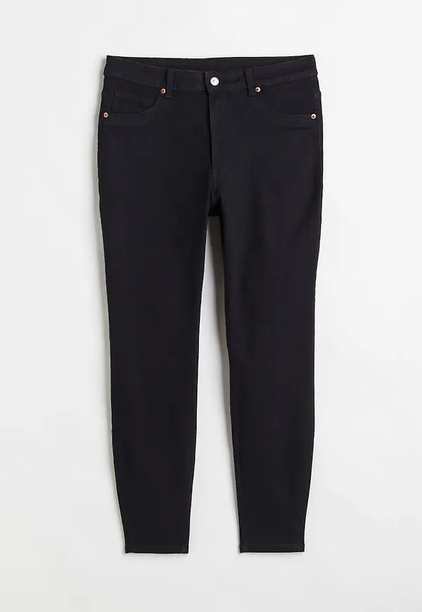 H & M - H & M+ Skinny High Ankle Jeans - Svart
