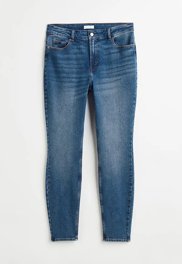 H & M - H & M+ Skinny High Jeans - Blå