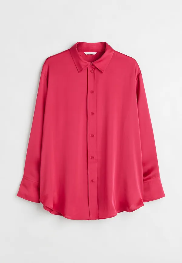 H & M - H & M+ Skjorta med lyster - Rosa