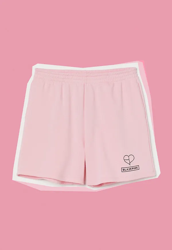 H & M - H & M+ Sweatshirtshorts - Rosa