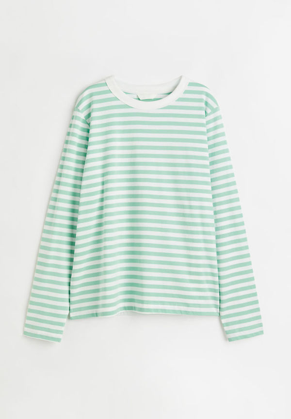 H & M - H & M+ Trikåtröja i bomull - Grön