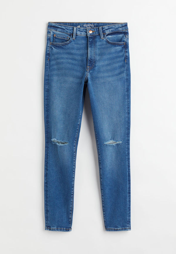 H & M - H & M+ True To You Skinny High Jeans - Blå
